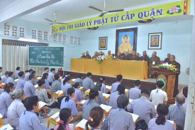 Hội thi giáo lý cho Phật tử tại chùa Ấn Quang, Q.10 - Ảnh: Trí Thuận