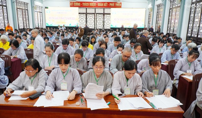Có 411 Phật tử trên địa bàn Q.3 về thiền viện Quảng Đức - Q.3 tham dự Hội thi giáo lý Phật tử
