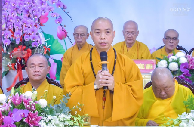 Thượng tọa Thích Quang Thạnh ban đạo từ chứng minh