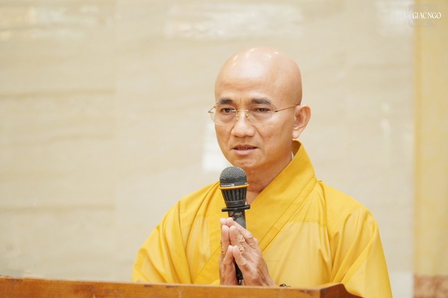 Thượng tọa Thích Thiện Quý phát biểu khai mạc Thượng tọa Thích Thiện Quý phát biểu khai mạc