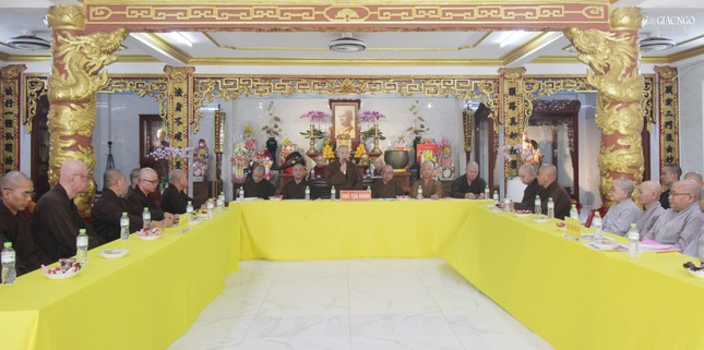 Thượng tọa Thích Thiện Bửu, Trưởng ban Trị sự GHPGVN Q.3 phát biểu khai mạc Thượng tọa Thích Thiện Bửu, Trưởng ban Trị sự GHPGVN Q.3 phát biểu khai mạc