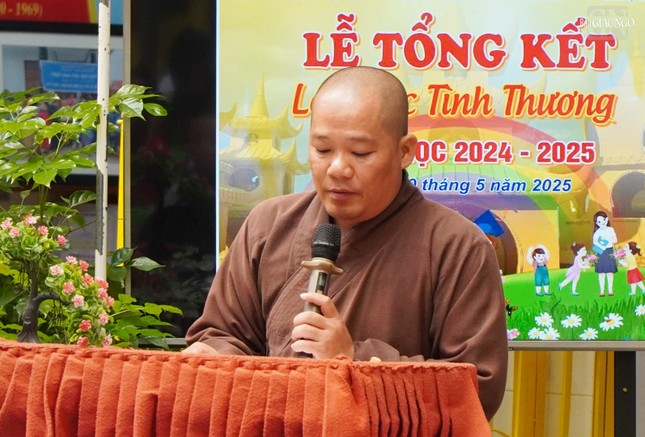 Đại đức Thích Quang Hải báo cáo tổng kết năm học 2024-2025 Đại đức Thích Quang Hải báo cáo tổng kết năm học 2024-2025