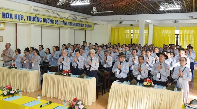 Gia đình Phật tử tỉnh Đắk Lắk, cùng đại diện các đơn vị tham dự