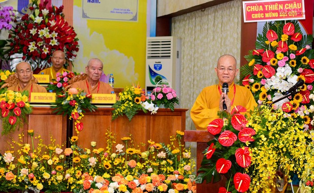 Hòa thượng Thích Thiện Minh phát biểu khai mạc Hòa thượng Thích Thiện Minh phát biểu khai mạc