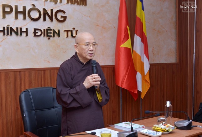 Hòa thượng Thích Khế Chơn phát biểu khai mạc