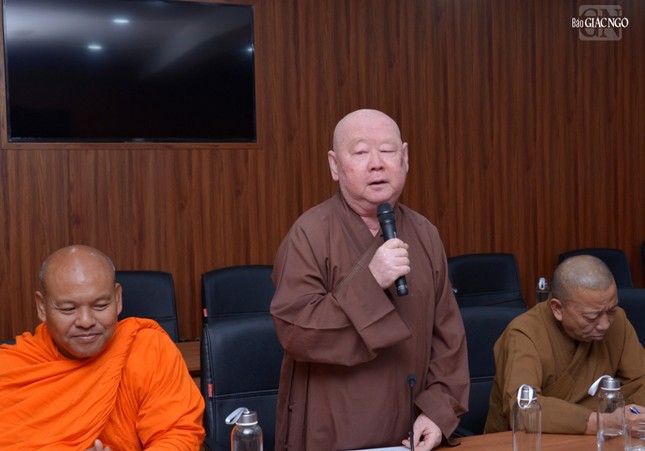 Hòa thượng Thích Duy Trấn phát biểu