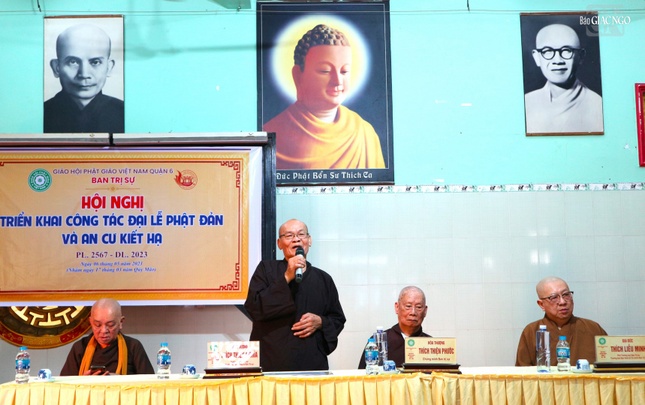 Hòa thượng Thích Thiện Nghĩa chỉ đạo tại buổi lễ Hòa thượng Thích Thiện Nghĩa chỉ đạo tại buổi lễ