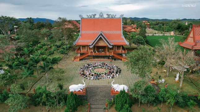 Chùa Di Đà nơi diễn ra khóa tu