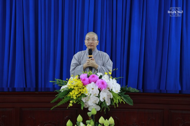 Sư cô Thích nữ Liên Mỹ dự thi với đề tài Vu lan - Báo hiếu