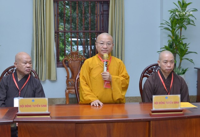 Thượng tọa Thích Nhật Từ phát biểu chỉ đạo