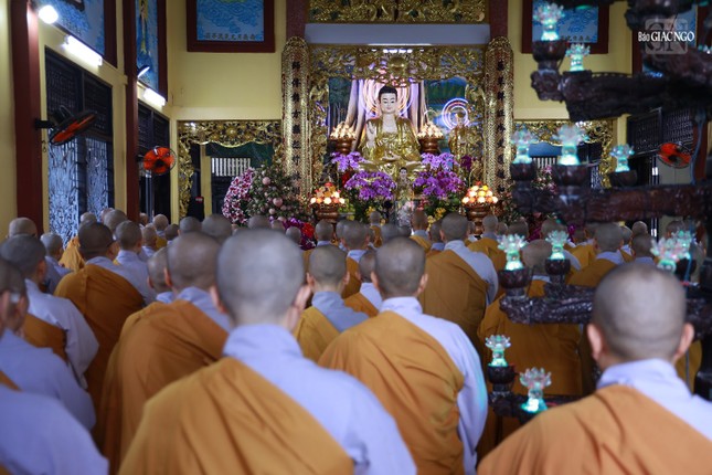 120 hành giả Ni trường hạ tập trung chùa Dược Sư tác pháp Tự tứ kết thúc mùa An cư kiết hạ Phật lịch 2568