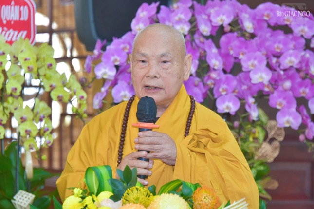 Trưởng lão Hòa thượng Thích Thiện Nhơn khái quát lịch sử quá trình hình thành Phật học viện Huệ Nghiêm