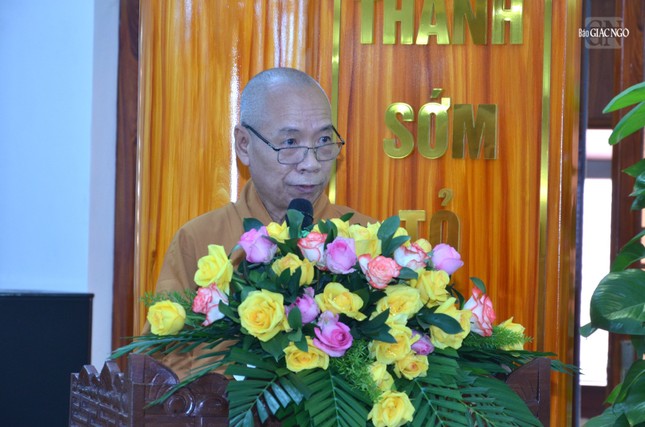 Hòa thượng Thích Huệ Minh phát biểu khai mạc Hòa thượng Thích Huệ Minh phát biểu khai mạc