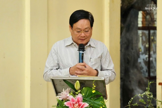 Ông Dương Văn Long phát biểu Ông Dương Văn Long phát biểu