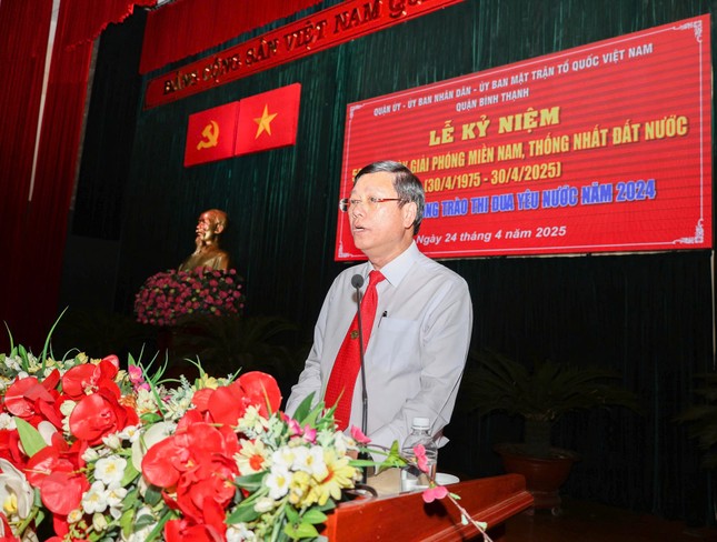 Bí thư Quận ủy quận Bình Thạnh Vũ Ngọc Tuất phát biểu Bí thư Quận ủy quận Bình Thạnh Vũ Ngọc Tuất phát biểu