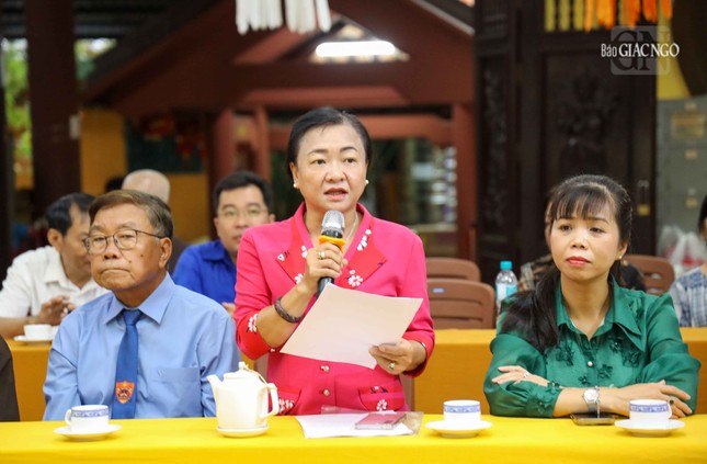 Bà Phạm Thị Thành đánh giá cao hoạt động của giới Phật giáo Q.Tân Bình Bà Phạm Thị Thành đánh giá cao hoạt động của giới Phật giáo Q.Tân Bình