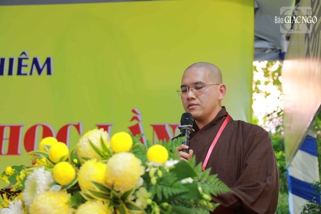 Đại đức Thích Thiện Nghiêm thông qua chương trình học Đại đức Thích Thiện Nghiêm thông qua chương trình học