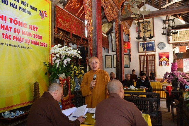 Hòa thượng Thích Quảng Tùng phát biểu Hòa thượng Thích Quảng Tùng phát biểu