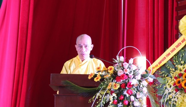 Thượng tọa Thích Hải Đức đọc diễn văn khai mạc đại hội Thượng tọa Thích Hải Đức đọc diễn văn khai mạc đại hội