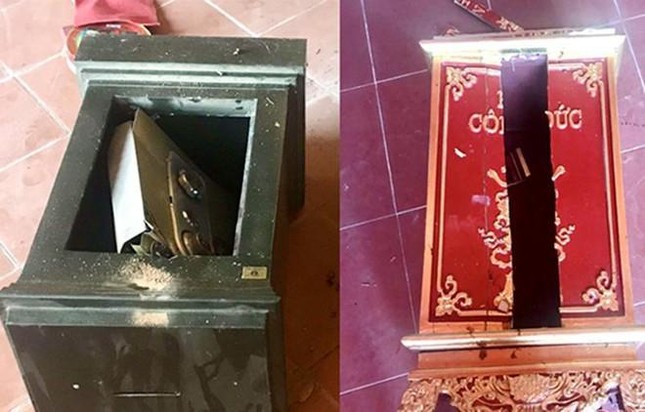 Tang vật một số vụ trộm tại các nơi thờ tự trên địa bàn huyện Can Lôc và thị xã Hồng Lĩnh Tang vật một số vụ trộm tại các nơi thờ tự trên địa bàn huyện Can Lôc và thị xã Hồng Lĩnh