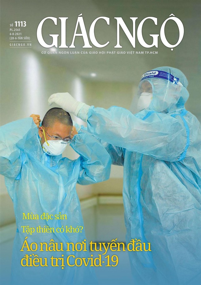 Bìa báo Giác Ngộ số 1113 - Mỹ thuật: Tống Viết Diễn