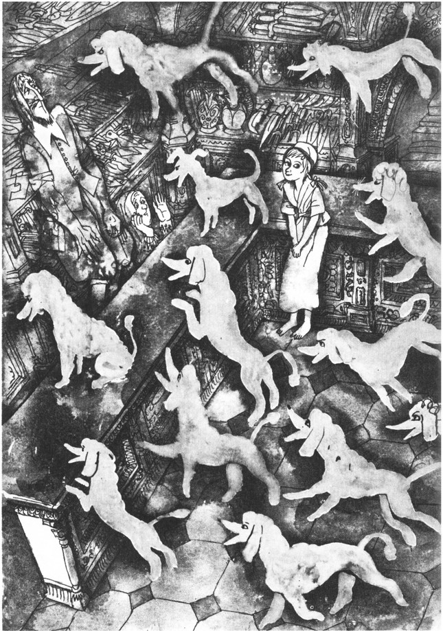 Mười hai chú chó trắng đã lũ lượt chậm rãi kéo nhau vào - Ảnh minh họa Mười hai chú chó trắng đã lũ lượt chậm rãi kéo nhau vào - Ảnh minh họa