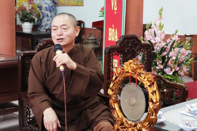 Thượng tọa Thích Thanh Hòa phát biểu đúc kết hội nghị Thượng tọa Thích Thanh Hòa phát biểu đúc kết hội nghị