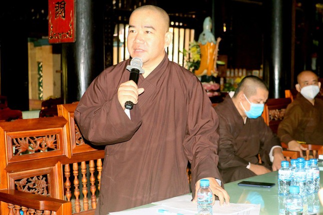 Đại đức Thích Thiện Hưng thông qua kế hoạch nhân sự chuẩn bị cho Đại hội đại biểu Phật giáo cấp tỉnh nhiệm kỳ X (2022-2027) và báo cáo các công tác Phật sự trong thời gian giãn cách xã hội