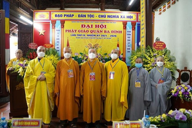 Tân Ban Trị sự Phật giáo quận Ba Đình ra mắt đại hội