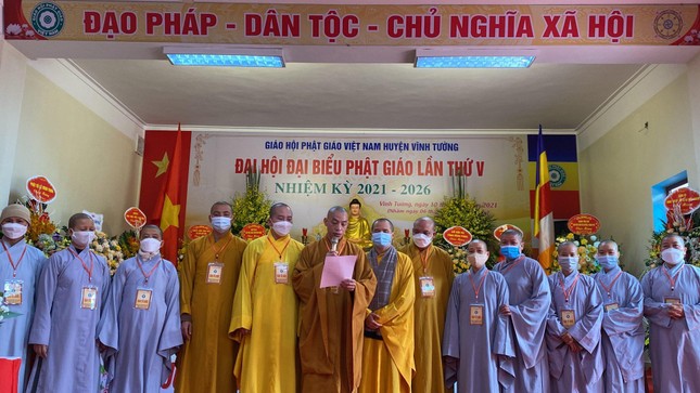 Tân Ban Trị sự Phật giáo huyện Vĩnh Tường ra mắt đại hội và phát biểu nhận nhiệm vụ Tân Ban Trị sự Phật giáo huyện Vĩnh Tường ra mắt đại hội và phát biểu nhận nhiệm vụ