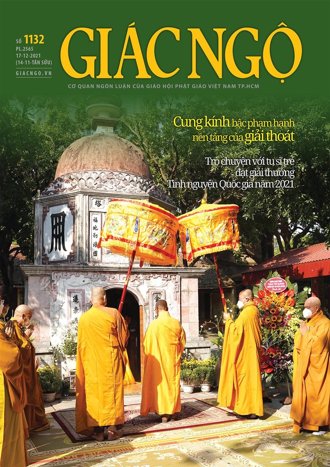 Bìa 1 báo Giác Ngộ số 1132 - Mỹ thuật: Tống Viết Diễn Bìa 1 báo Giác Ngộ số 1132 - Mỹ thuật: Tống Viết Diễn