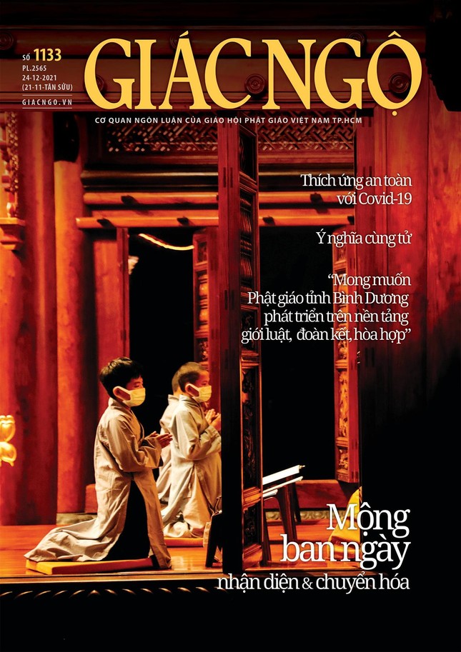 Bìa 1 báo Giác Ngộ số 1133 - Mỹ thuật: Tống Viết Diễn Bìa 1 báo Giác Ngộ số 1133 - Mỹ thuật: Tống Viết Diễn