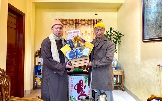 Thăm và chúc Tết tại Ban Trị sự GHPGVN huyện Thọ Xuân