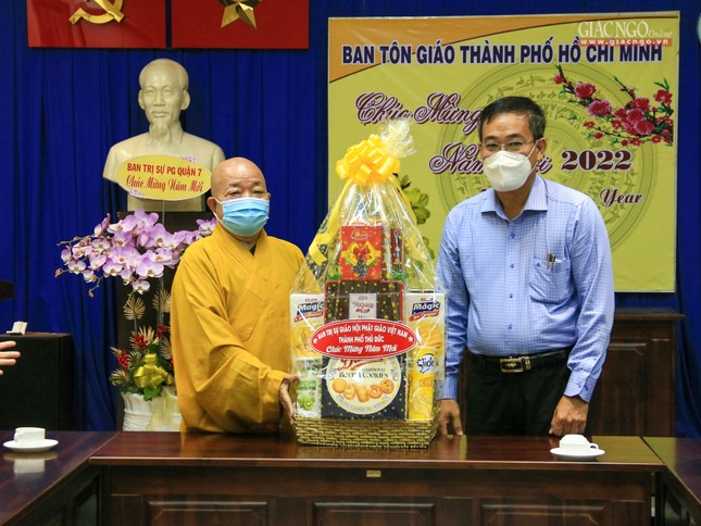 Thăm, chúc Tết Ban Tôn giáo TP.HCM