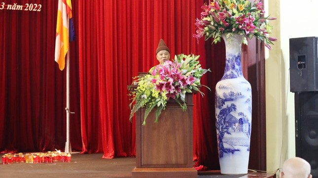 Hòa thượng Thích Thanh Quyết phát biểu Hòa thượng Thích Thanh Quyết phát biểu