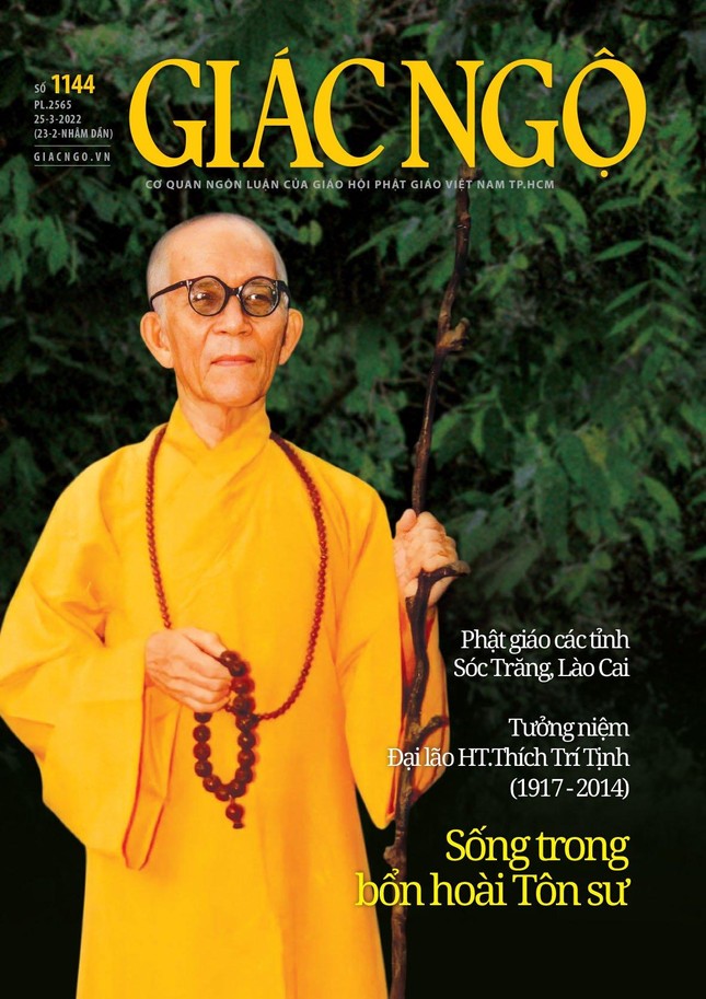 Bìa 1 báo Giác Ngộ số 1144 - Mỹ thuật: Tống Viết Diễn Bìa 1 báo Giác Ngộ số 1144 - Mỹ thuật: Tống Viết Diễn