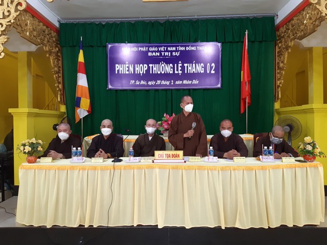 Hòa thượng Thích Thiện Thống phát biểu chỉ đạo Hòa thượng Thích Thiện Thống phát biểu chỉ đạo