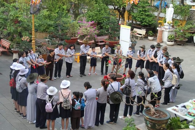 Giờ sinh hoạt của Gia đình Phật tử Xá Lợi - Ảnh: U Sơn Phương