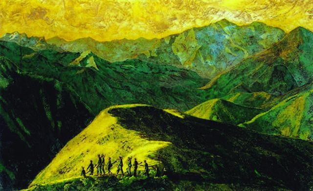 Bức tranh nổi tiếng "Nhớ một chiều Tây Bắc" của họa sĩ Phan Kế An