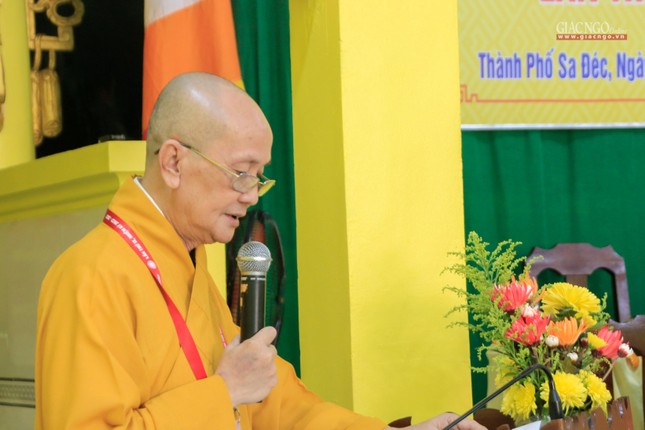 Hòa thượng Thích Chơn Minh phát biểu khai mạc đại hội trù bị Hòa thượng Thích Chơn Minh phát biểu khai mạc đại hội trù bị