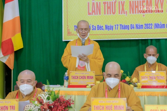 Hòa thượng Thích Chơn Minh trình danh sách dự kiến Hòa thượng Thích Chơn Minh trình danh sách dự kiến