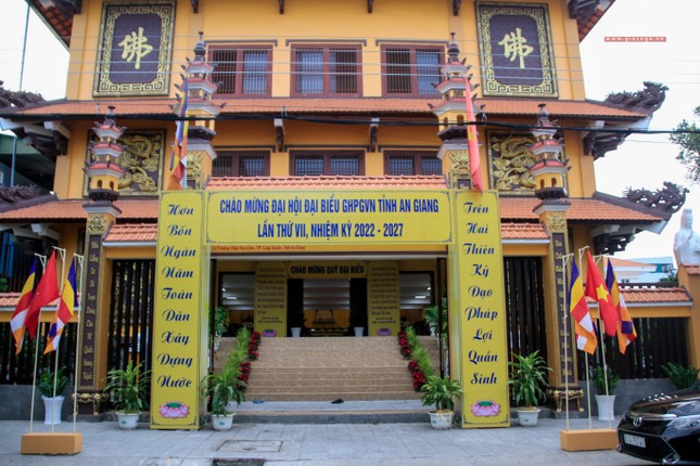 Chùa Bình An (TP.Long Xuyên, tỉnh An Giang), nơi diễn ra Đại đội đại biểu Phật giáo tỉnh An Giang lần thứ VII, nhiệm kỳ 2022-2027 Chùa Bình An (TP.Long Xuyên, tỉnh An Giang), nơi diễn ra Đại đội đại biểu Phật giáo tỉnh An Giang lần thứ VII, nhiệm kỳ 2022-2027