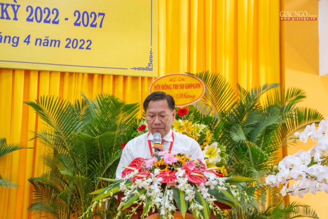 Ông Trần Anh Thư phát biểu