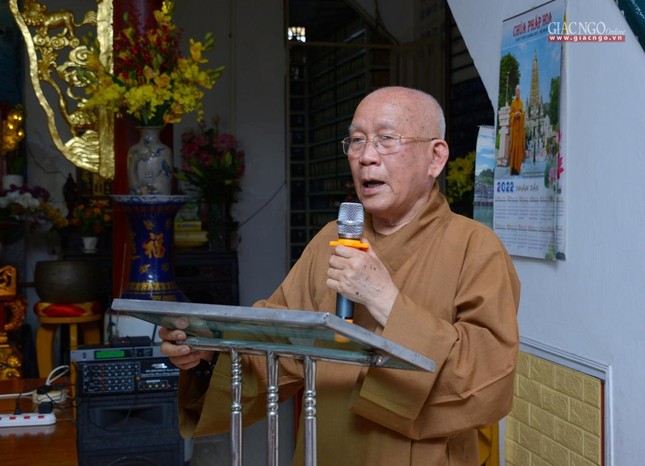 Hòa thượng Thích Như Niệm phát biểu