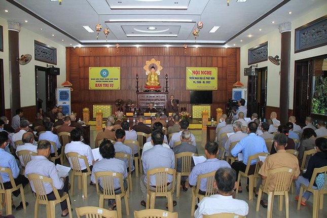 Quảng Nam: Ban Trị sự GHPGVN tỉnh và các huyện họp triển khai tổ chức Đại lễ Phật đản Phật lịch 2566 ảnh 3