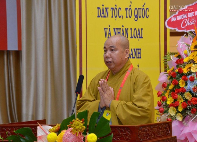 Thượng tọa Thích Giác Nghi - tân Trưởng ban Trị sự GHPGVN tỉnh