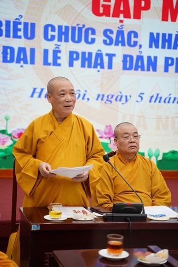 Hòa thượng Thích Bảo Nghiêm phát biểu