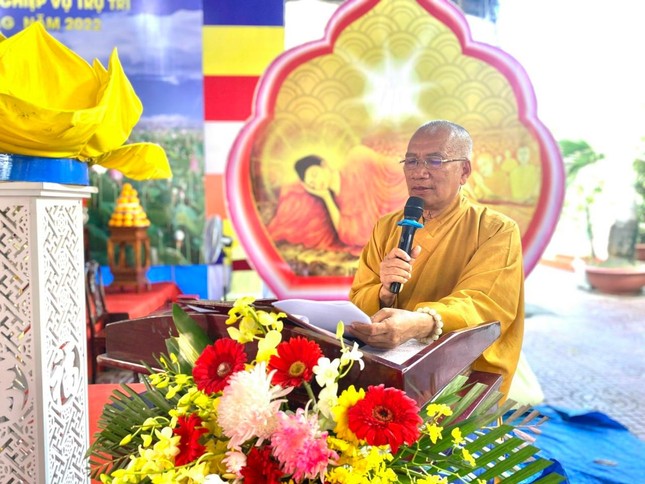 Hòa thượng Thích Minh Hạnh phát biểu khai mạc Hòa thượng Thích Minh Hạnh phát biểu khai mạc