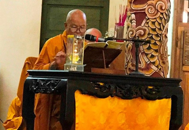 Hòa thượng Thích Quảng Thiện trùng tuyên giới luật Hòa thượng Thích Quảng Thiện trùng tuyên giới luật