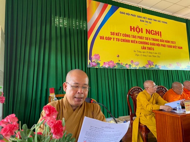 Thượng tọa Thích Tâm Thành triển khai Thông tư của Bộ Tài chính